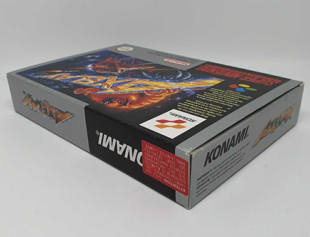 Axelay - Nintendo Super Nintendo Entertainment System (SNES) (Konami - 1) video game collectible [Barcode 083717150053] - Main Image 4