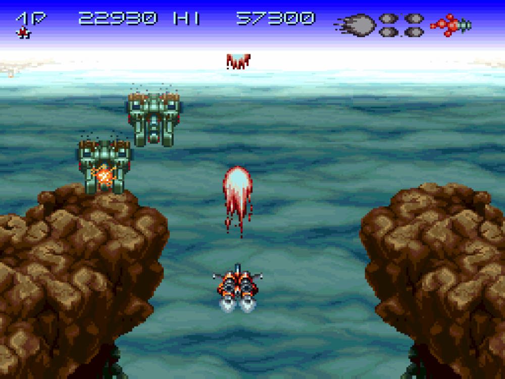 Axelay - Nintendo Super Nintendo Entertainment System (SNES) video game collectible - Main Image 3