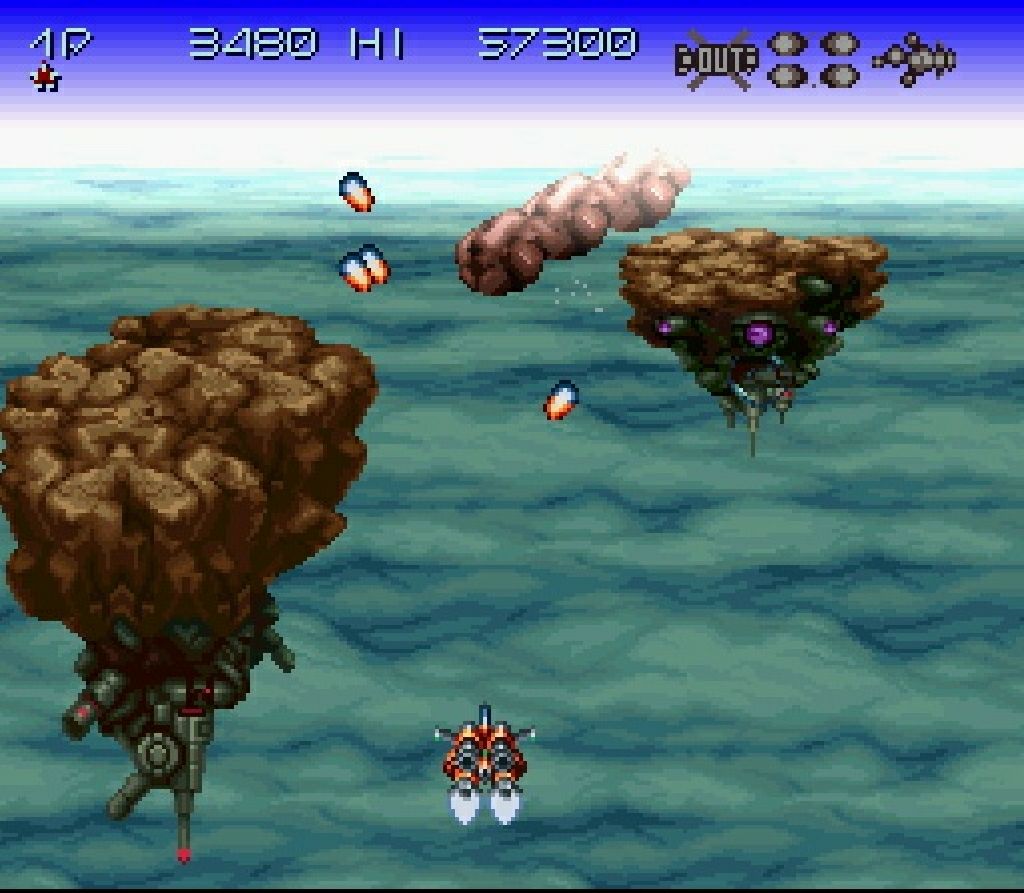 Axelay - Nintendo Super Nintendo Entertainment System (SNES) (Konami) video game collectible - Main Image 2