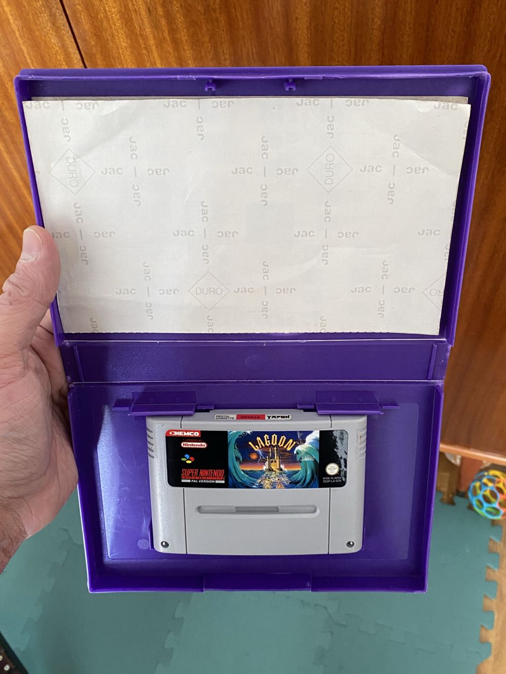 Lagoon - Nintendo Super Nintendo Entertainment System (SNES) (Kemco - 1) video game collectible [Barcode 044499006037] - Main Image 3