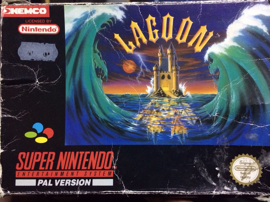 Lagoon - Nintendo Super Nintendo Entertainment System (SNES) (Kemco - 1) video game collectible - Main Image 1