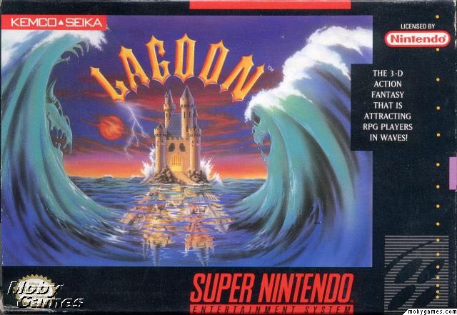 Lagoon - Nintendo Super Nintendo Entertainment System (SNES) video game collectible - Main Image 1