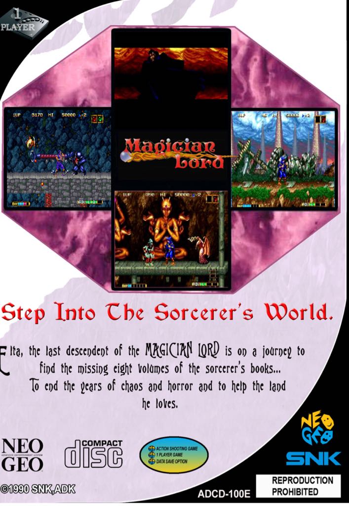Magician Lord - SNK Neo Geo (SNK Playmore - 1) video game collectible [Barcode 724678245678] - Main Image 2