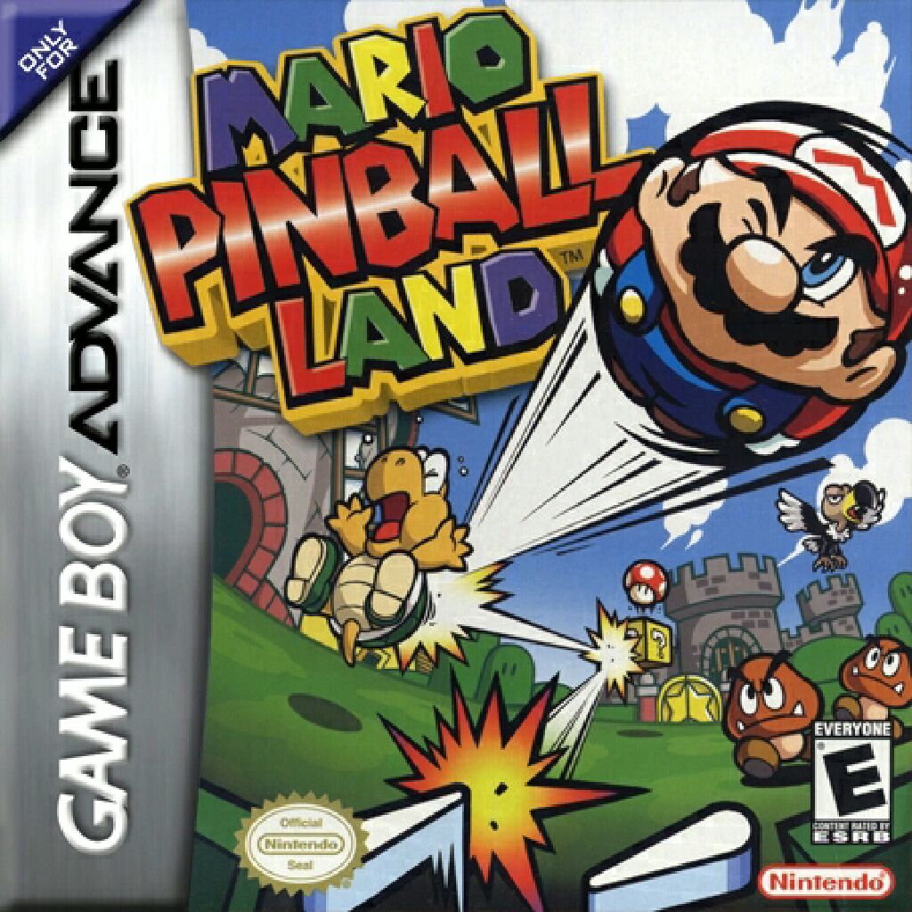 Mario Pinball Land - Nintendo Game Boy Advance (GBA) video game collectible - Main Image 1