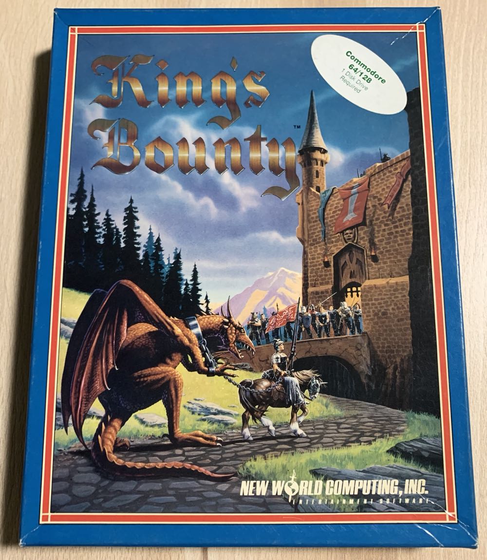 Kings Bounty - Commodore 64 (New World Computing - 1) video game collectible - Main Image 2