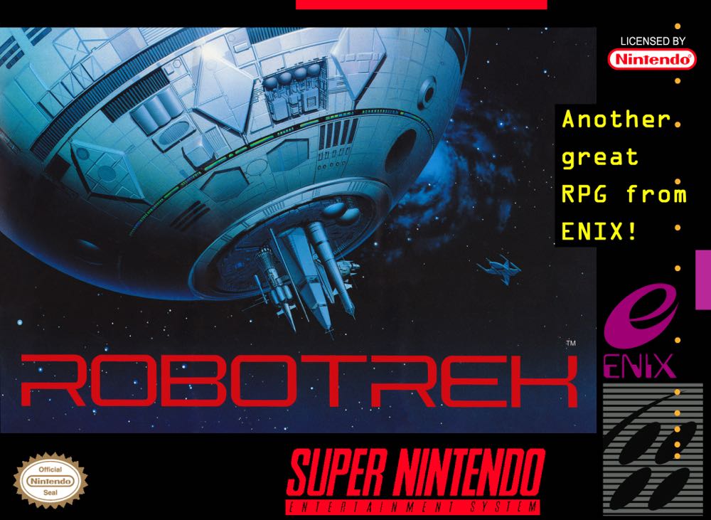 Robotrek - Nintendo Super Nintendo Entertainment System (SNES) (Enix - 1) video game collectible [Barcode 719631000135] - Main Image 3