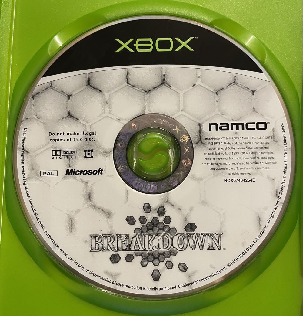 Breakdown - Microsoft Xbox (Boite Et Notice) video game collectible [Barcode 5030935037111] - Main Image 4