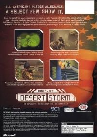 Conflict Desert Storm - Microsoft Xbox (SCi Games - 1) video game collectible [Barcode 5021290021044] - Main Image 2