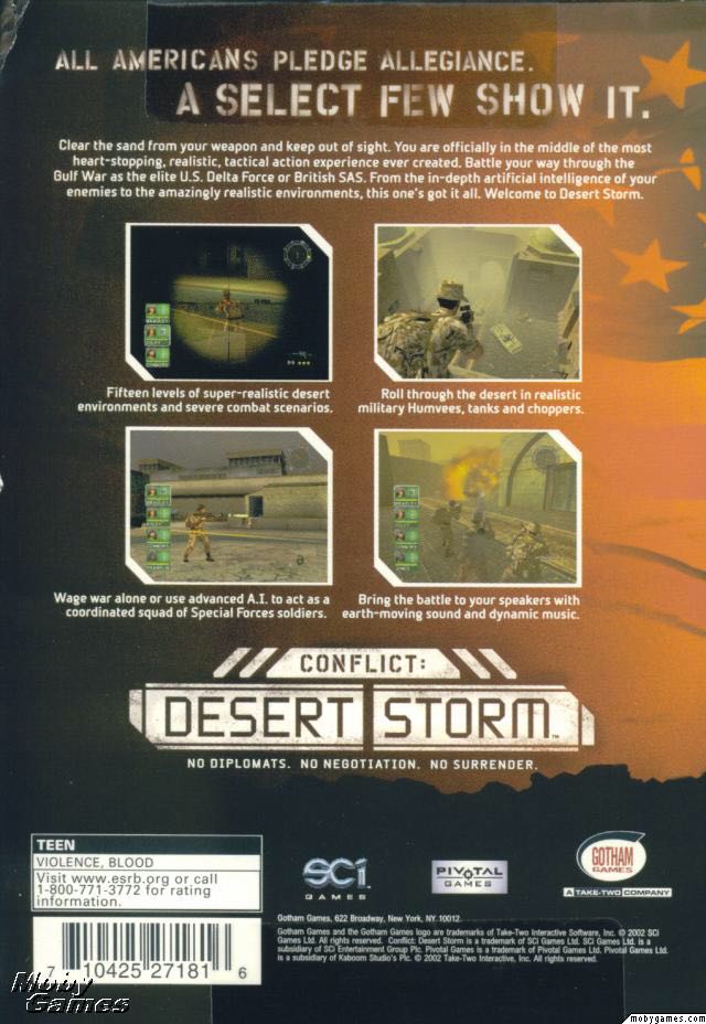 Conflict Desert Storm - Sony PlayStation 2 (PS2) video game collectible - Main Image 2