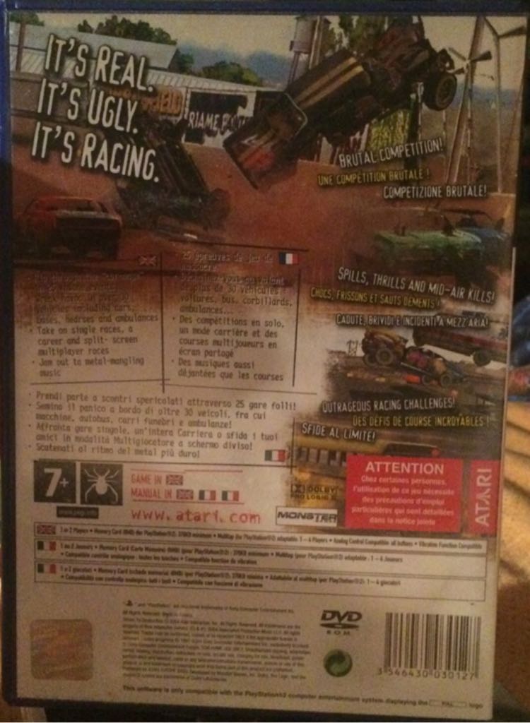 Driven To Destruction - Sony PlayStation 2 (PS2) (Atari - 1-2) video game collectible [Barcode 3546430030127] - Main Image 2