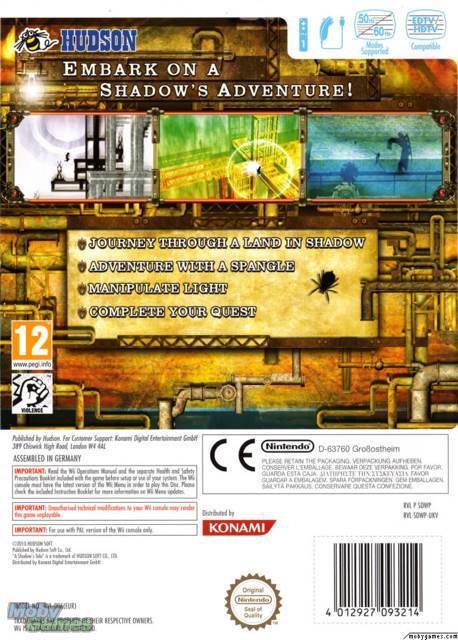 Lost In Shadow - Nintendo Wii (Nintendo - 1) video game collectible [Barcode 083717401063] - Main Image 2