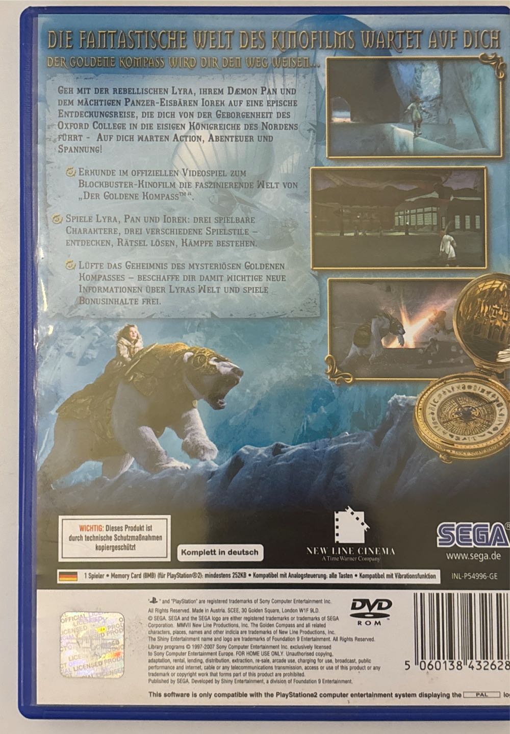 Der Goldene Kompass - Sony PlayStation 2 (PS2) (1) video game collectible [Barcode 5060138432628] - Main Image 2