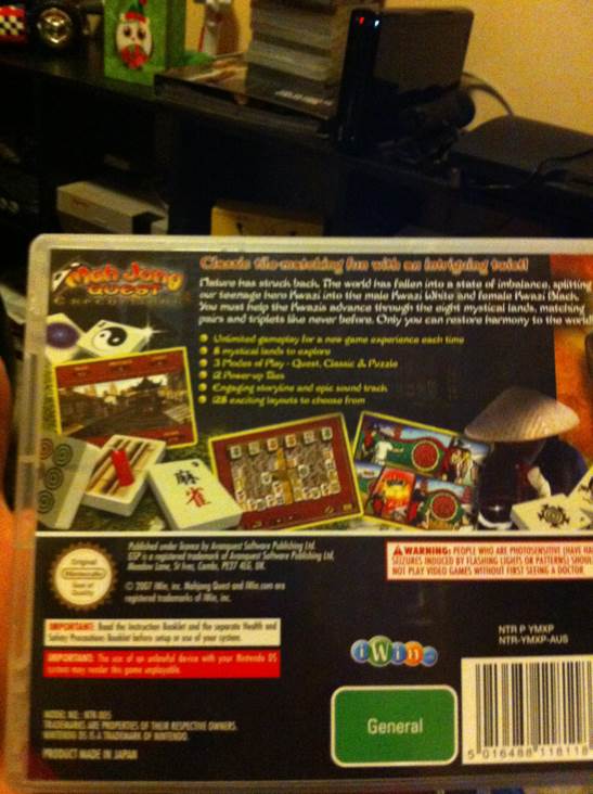 Mahjong Quest Expeditions - Nintendo DS (Avonquest Software Publishing Ltd - 1) video game collectible [Barcode 5016488118118] - Main Image 2