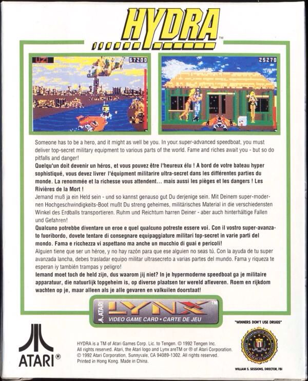 Hydra - Atari Lynx video game collectible - Main Image 2