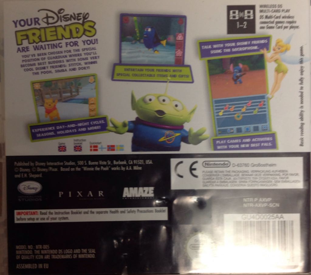 Disney Friends - Nintendo DS (Disney Interactive Studios - 1) video game collectible [Barcode 8717418136147] - Main Image 2