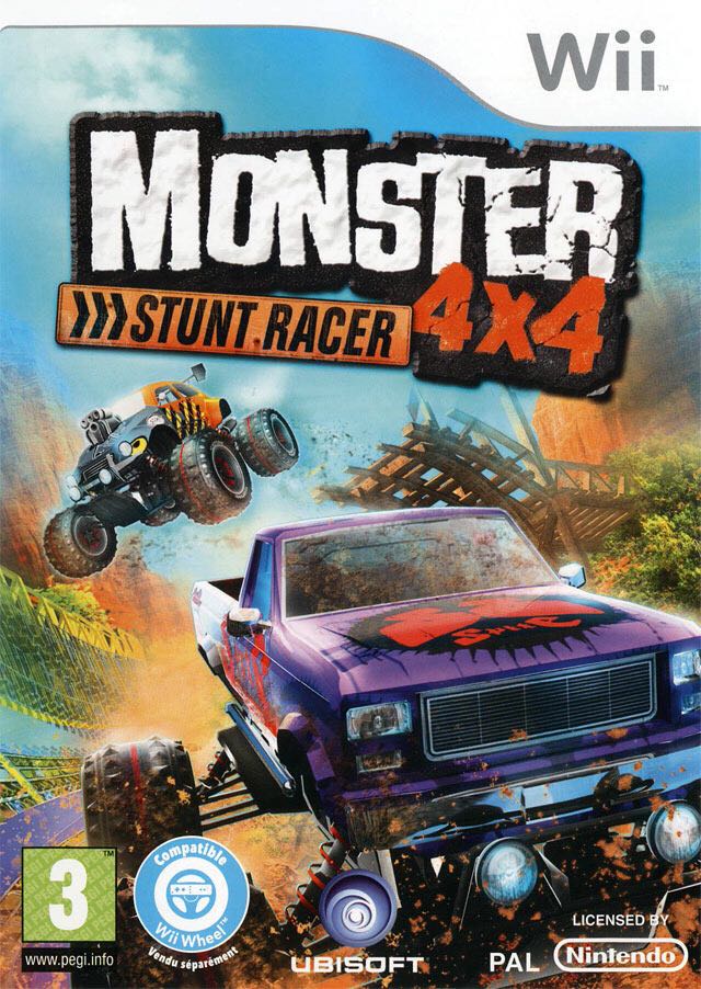 Monster 4x4 Stunt Racer - Nintendo Wii video game collectible [Barcode 3307211691520] - Main Image 1