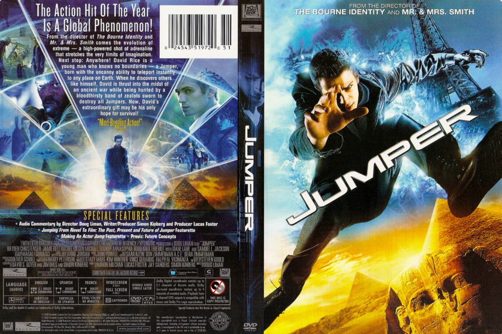 Jumper - Sony PlayStation 2 (PS2) video game collectible - Main Image 1