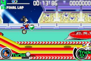 Disney Sports Motocross - Nintendo Game Boy Advance (GBA) video game collectible [Barcode 4012927080450] - Main Image 2