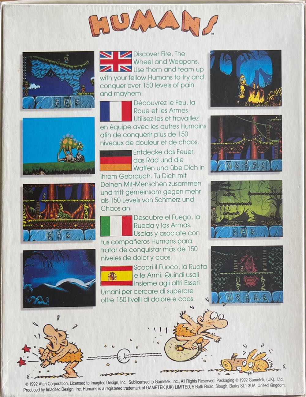 The Humans - Sega Mega Drive video game collectible [Barcode 5026555100014] - Main Image 2