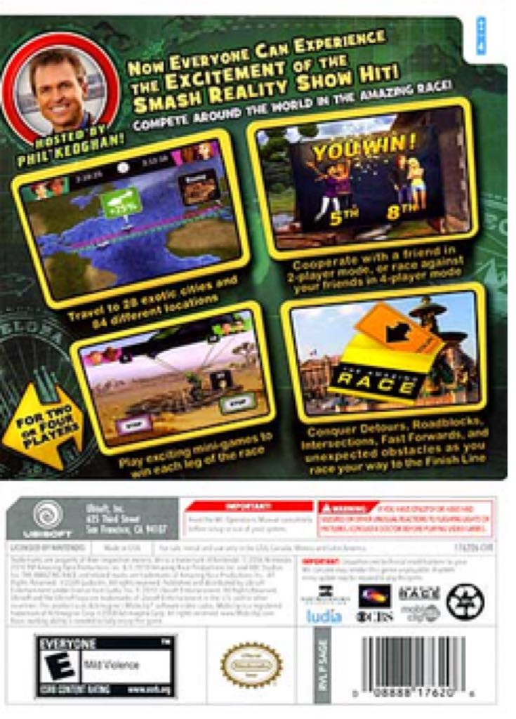 The Amazing Race - Nintendo Wii video game collectible - Main Image 2