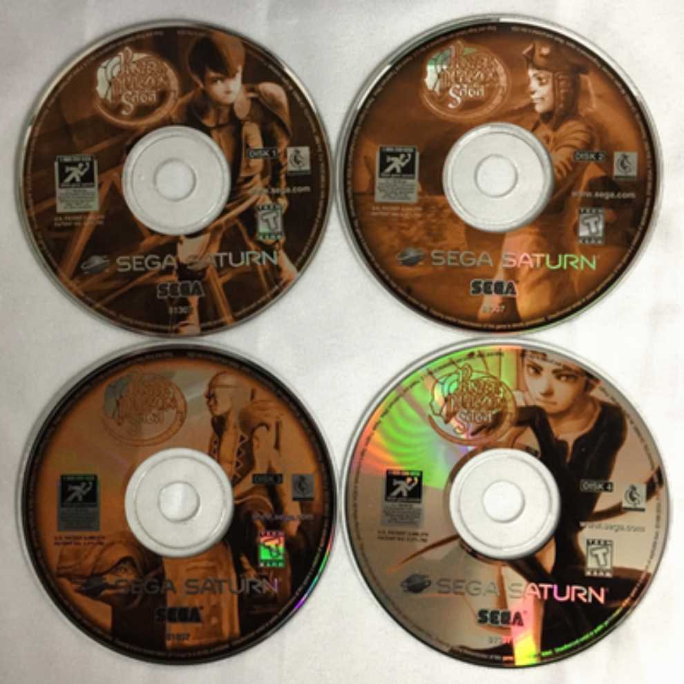 Panzer Dragoon Saga (Discs Only) - Sega Saturn (Sega - 1) video game collectible [Barcode 010086813074] - Main Image 3
