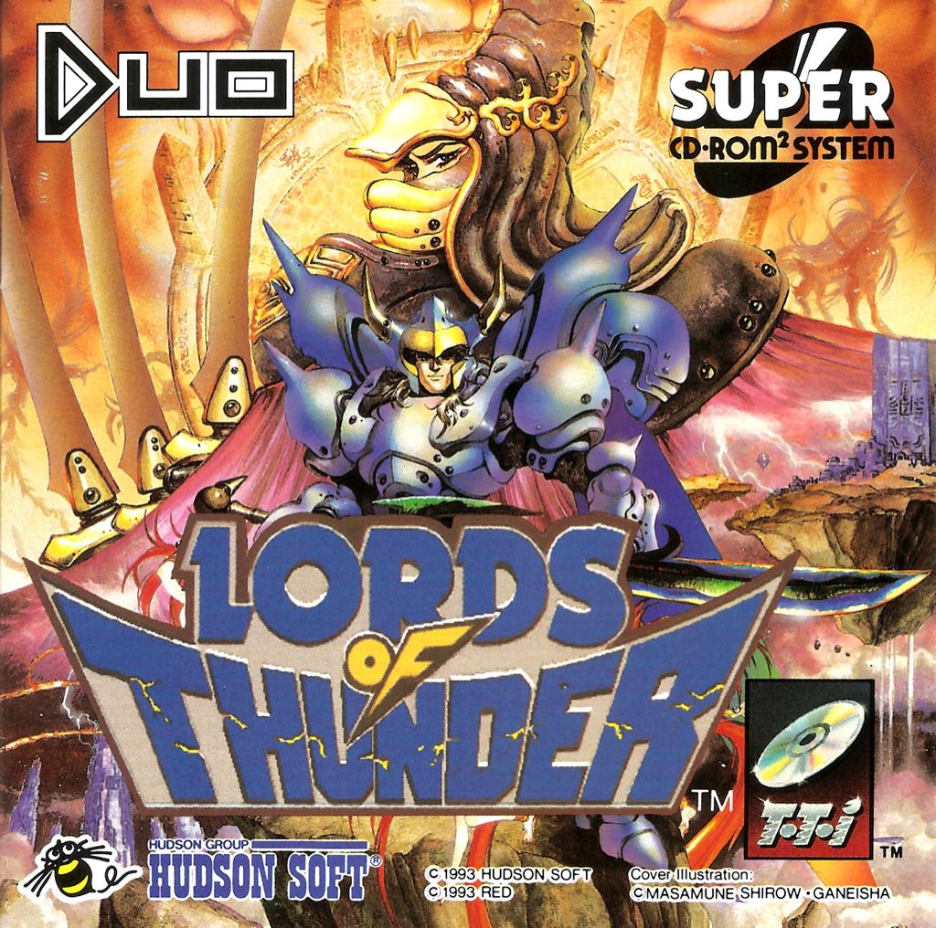 Lords Of Thunder - NEC TurboGrafx CD video game collectible - Main Image 1