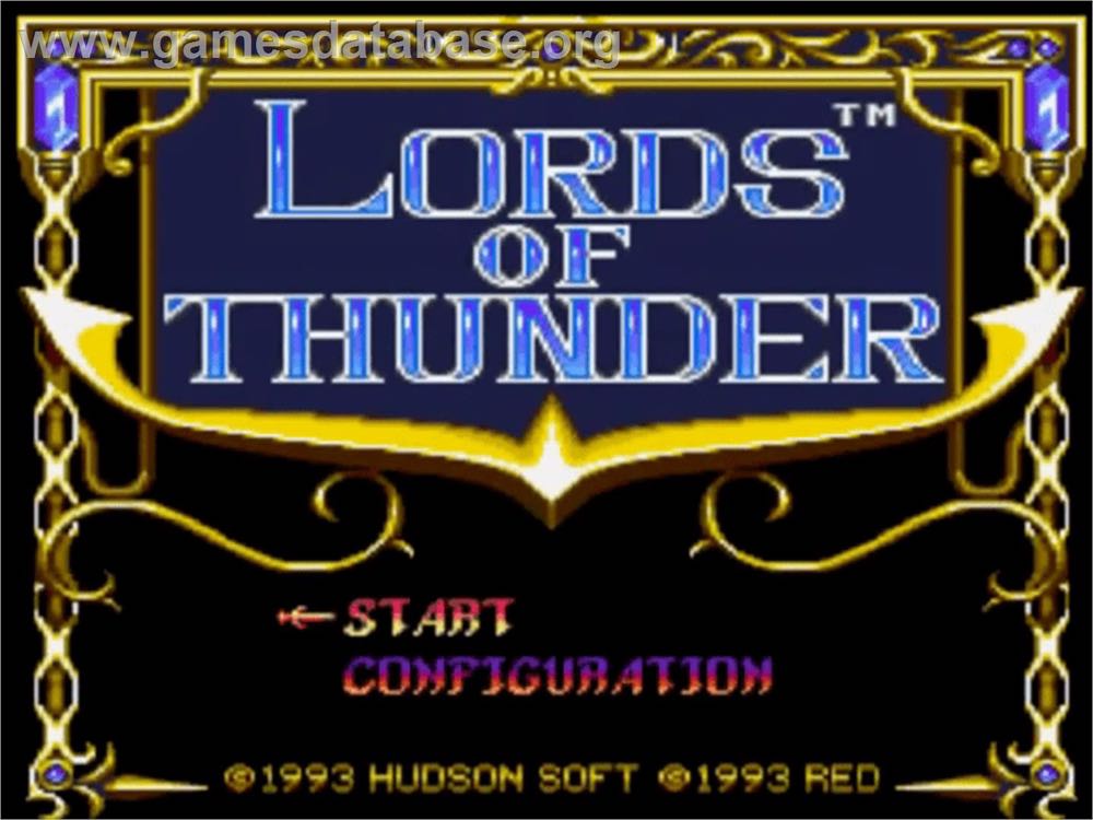 Lords Of Thunder - NEC TurboGrafx CD (Turbo Technologies) video game collectible - Main Image 3