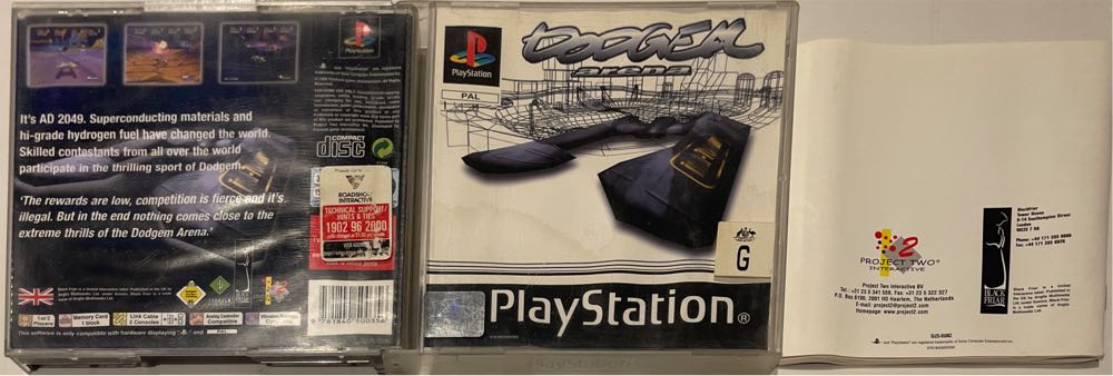 Dodgem Arena - Sony PlayStation (Project Two Interactive - 1-2) video game collectible [Barcode 9781840500356] - Main Image 4