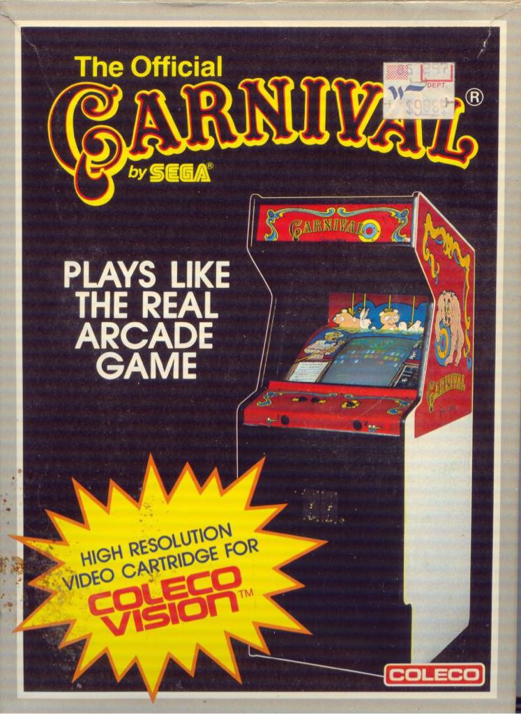 Carnival - Colecovision video game collectible - Main Image 1