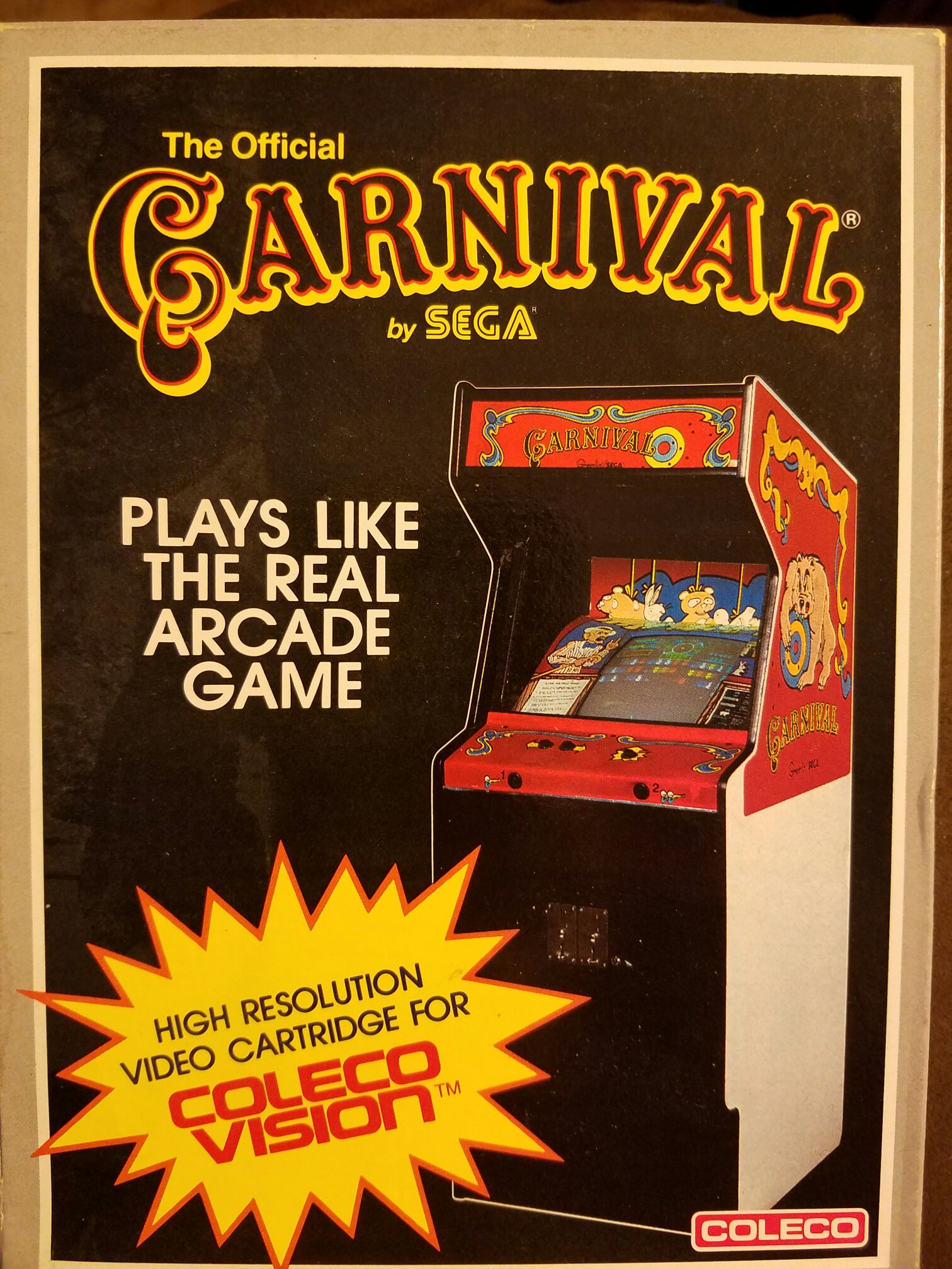 Carnival - Colecovision (Sega) video game collectible - Main Image 1