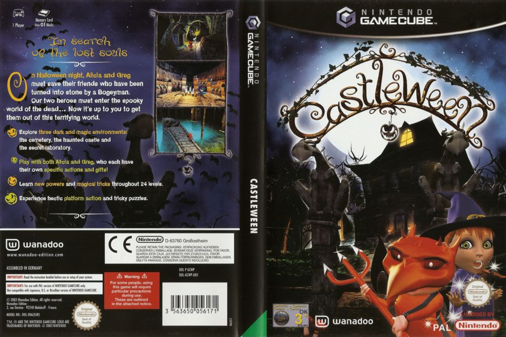 Castleween - Nintendo GameCube (1) video game collectible [Barcode 3563650056263] - Main Image 4