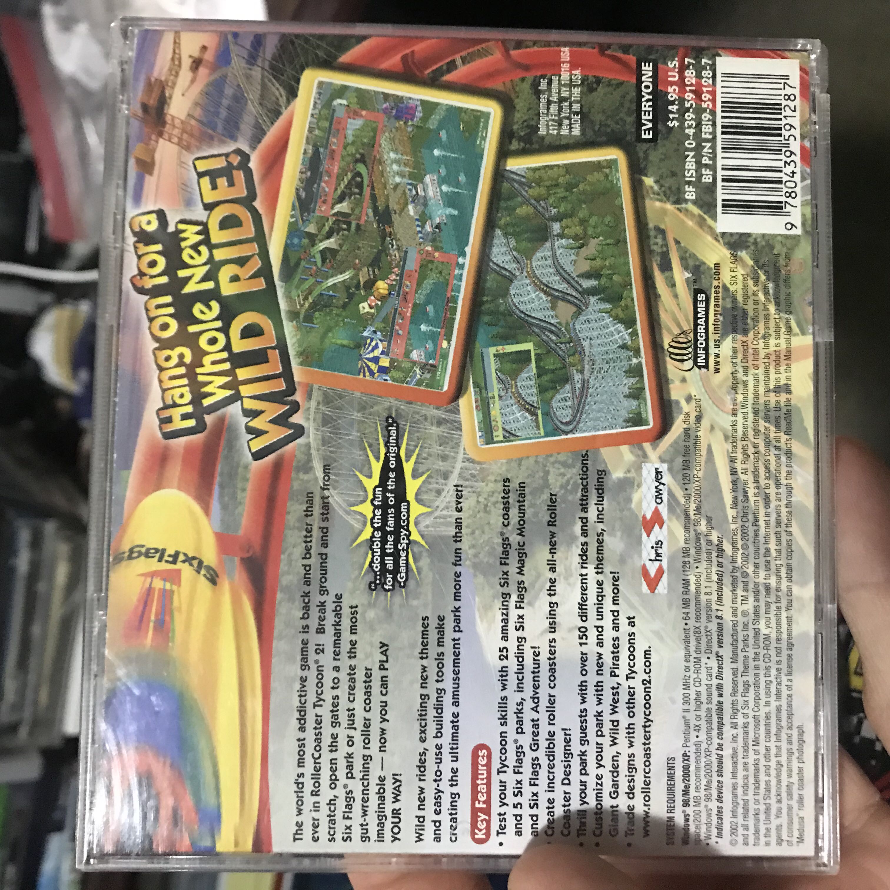 Roller Coaster Tycoon 2 - PC video game collectible [Barcode 3546430102954] - Main Image 2