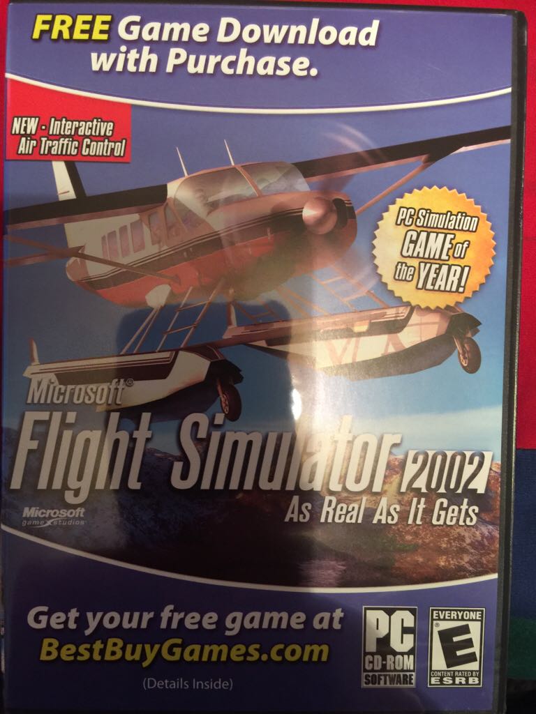 Microsoft Flight Simulator 2002 - PC (Microsoft Game Studio - 1) video game collectible [Barcode 755142718886] - Main Image 1