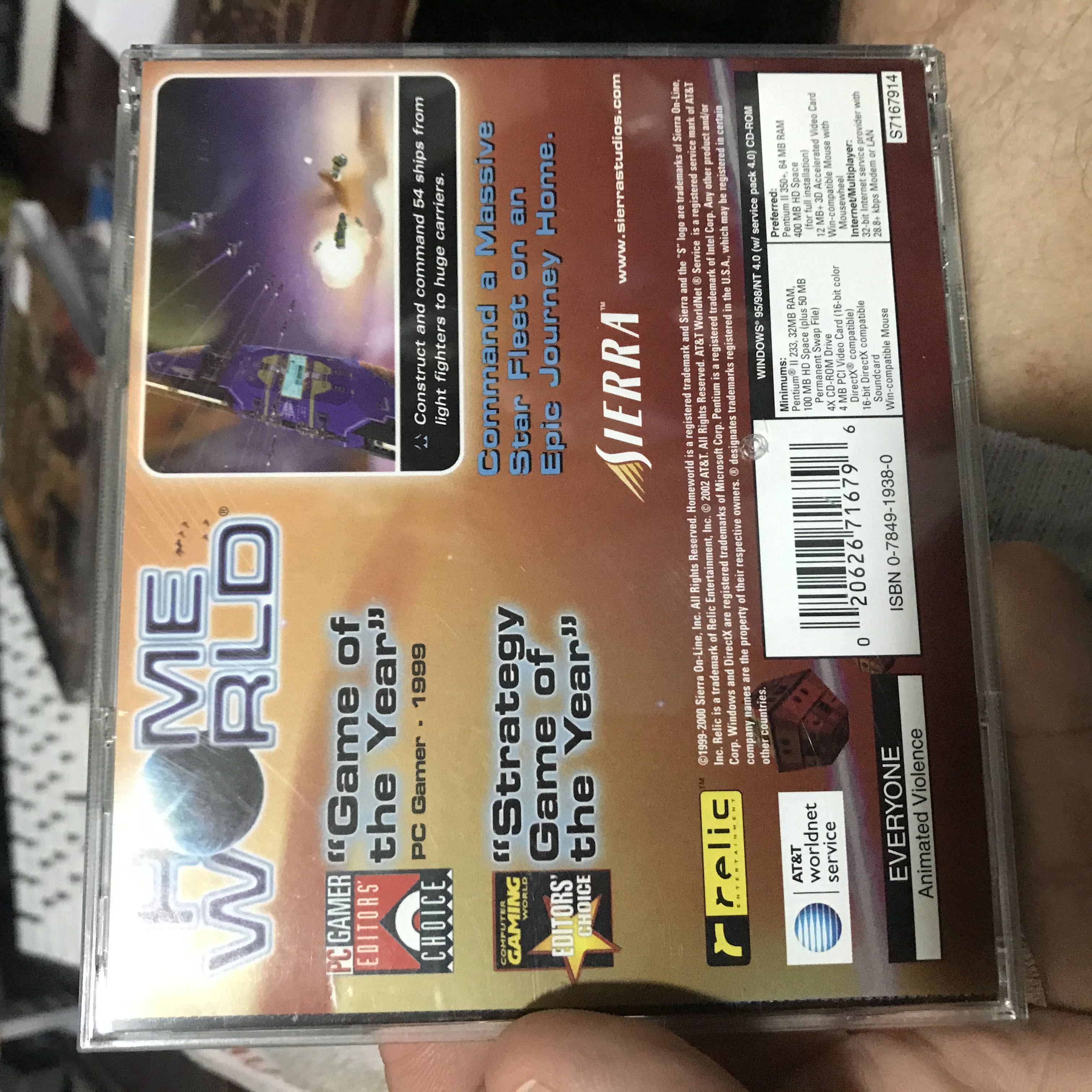 Homeworld - PC (Sierra Entertainment) video game collectible [Barcode 020626704663] - Main Image 2