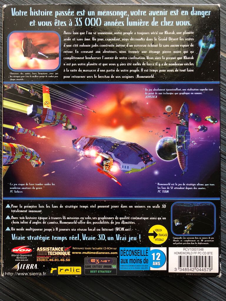 Homeworld Remastered - Valve Steam (1) video game collectible [Barcode 3348542044579] - Main Image 2