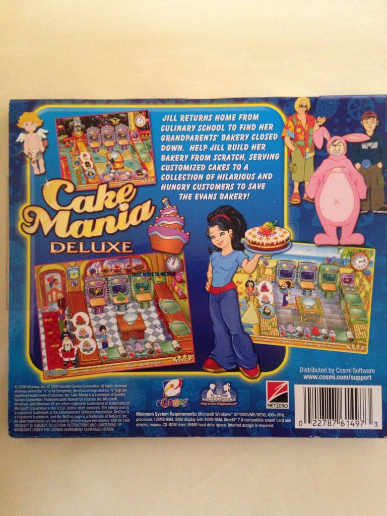 Cake Mania Deluxe - PC video game collectible [Barcode 022787614973] - Main Image 2