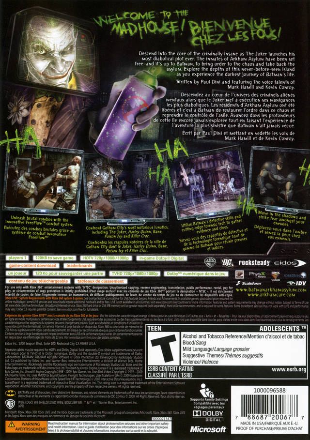 Batman Arkham Asylum Game Of The Year Edition - PC (WB Games - 1) video game collectible [Barcode 8904171302180] - Main Image 2