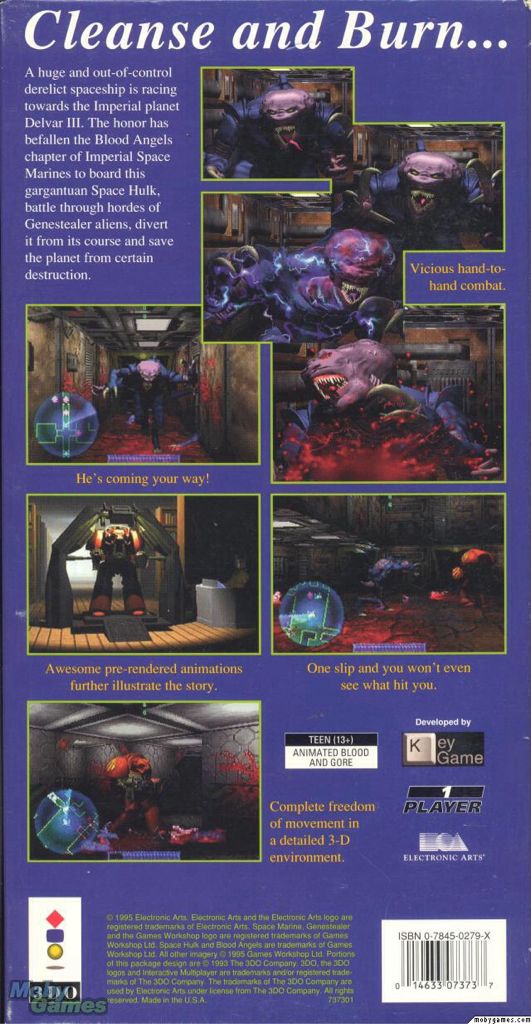 Space Hulk: Vengeance of the Blood Angels - 3DO video game collectible - Main Image 2