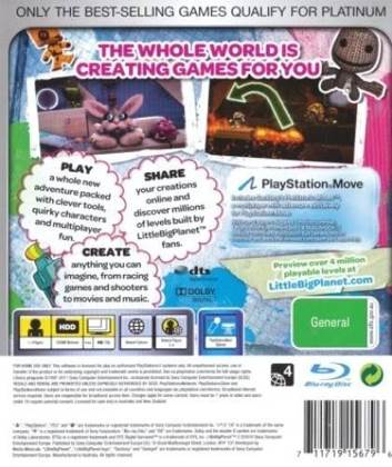 Little Big Planet 2 - Sony PlayStation 3 (PS3) (Sony Computer Entertainment - 1-4) video game collectible [Barcode 711719157199] - Main Image 2