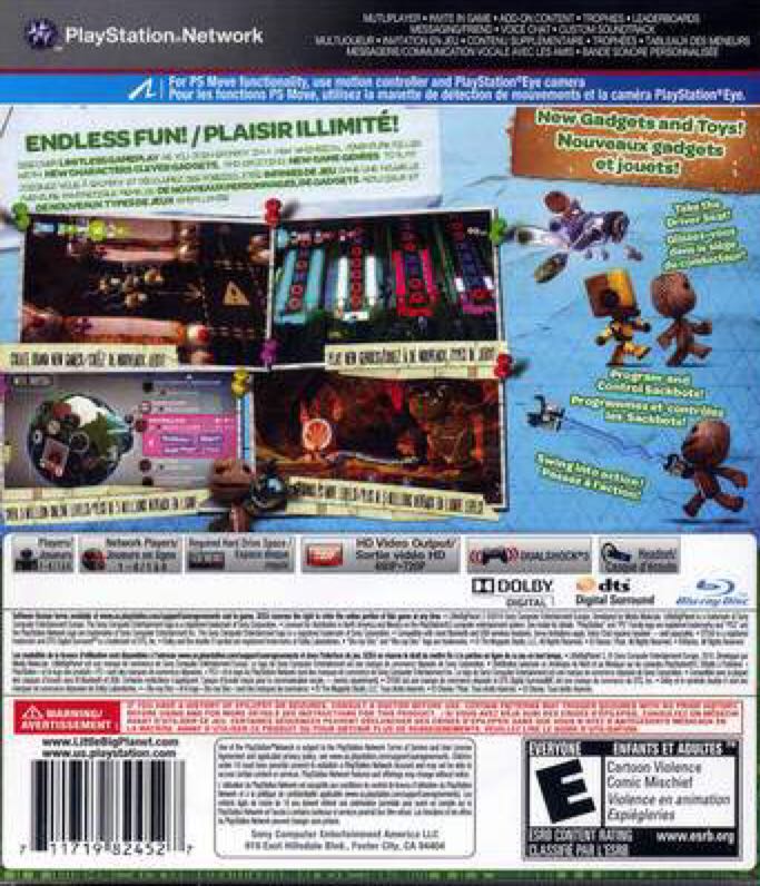 LittleBigPlanet 2 - Sony PlayStation 3 (PS3) (PS3) video game collectible [Barcode 711719157496] - Main Image 2