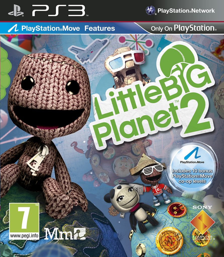 Little Big Planet 2 - Sony PlayStation 3 (PS3) (Sony Computer Entertainement - 1-4) video game collectible - Main Image 1