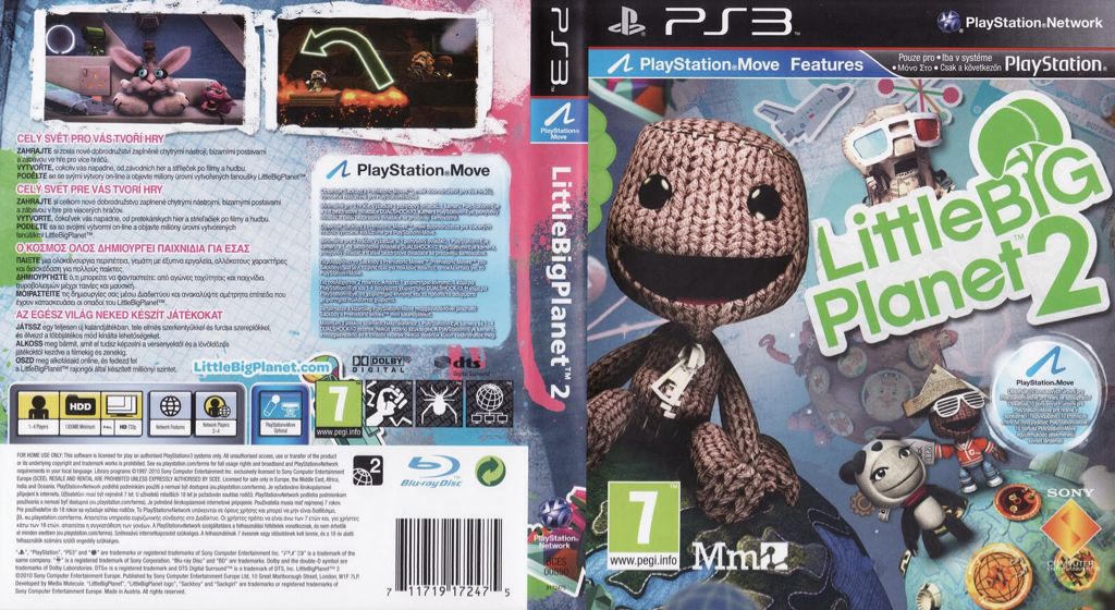 Little Big Planet 2 - Sony PlayStation 3 (PS3) (Sony Computer Entertainement - 1-4) video game collectible - Main Image 2