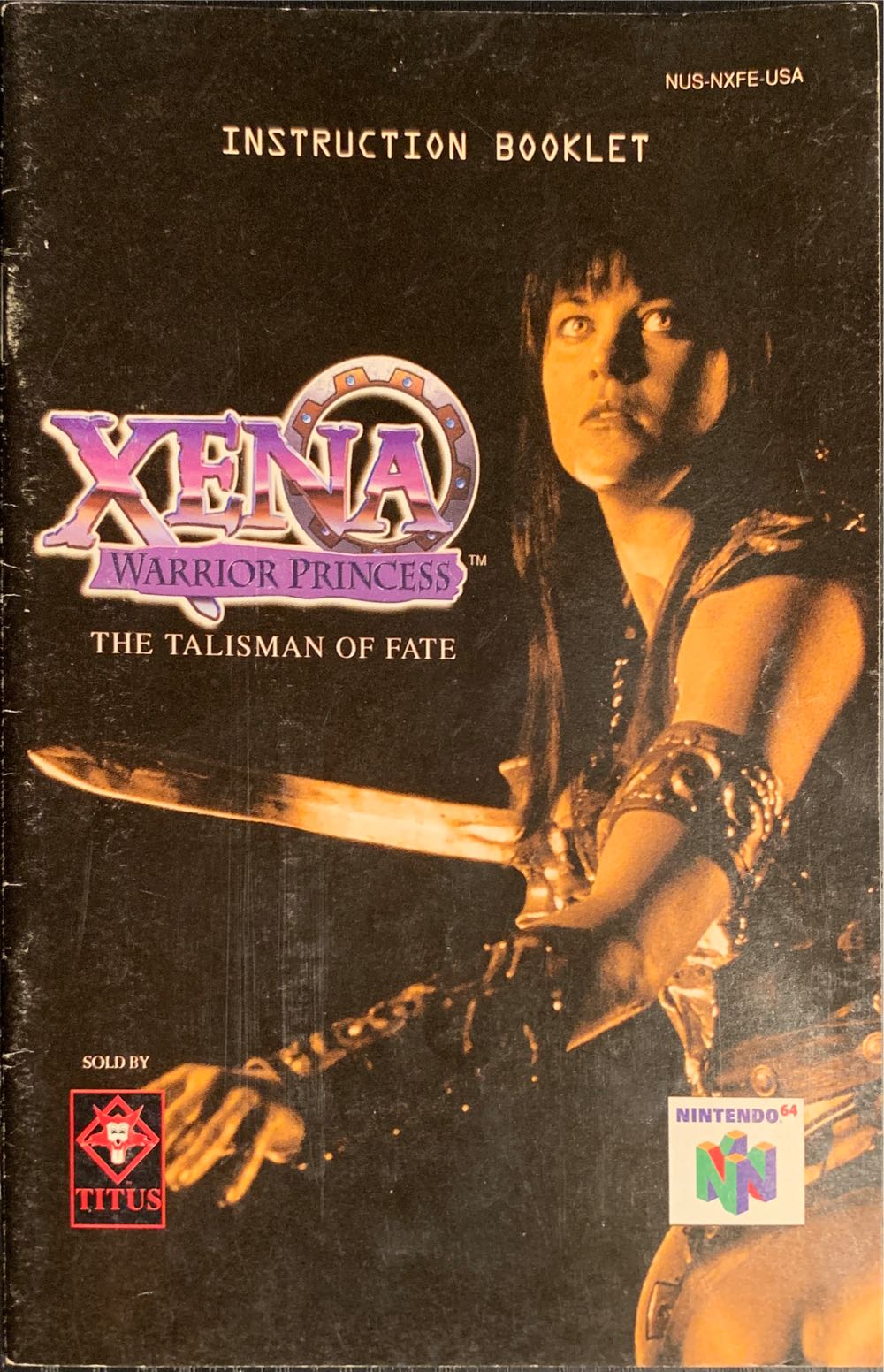 Xena Warrior Princess: The Talisman Of Fate - Nintendo 64 (N64) (Titus - 1-4) video game collectible [Barcode 091493143862] - Main Image 3
