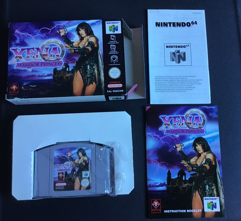 Xena Warrior Princess - Nintendo 64 (N64) (Titus - 4) video game collectible [Barcode 3417242143872] - Main Image 3
