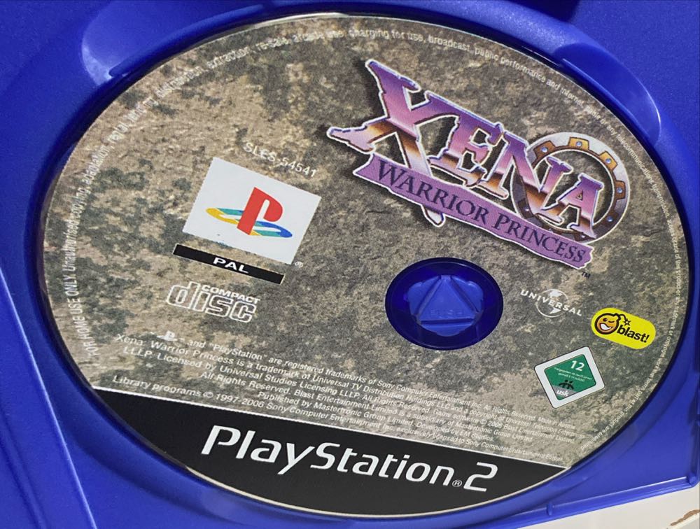Xena Warrior Princess - Sony PlayStation 2 (PS2) (Blast - 1) video game collectible [Barcode 5051272000750] - Main Image 3