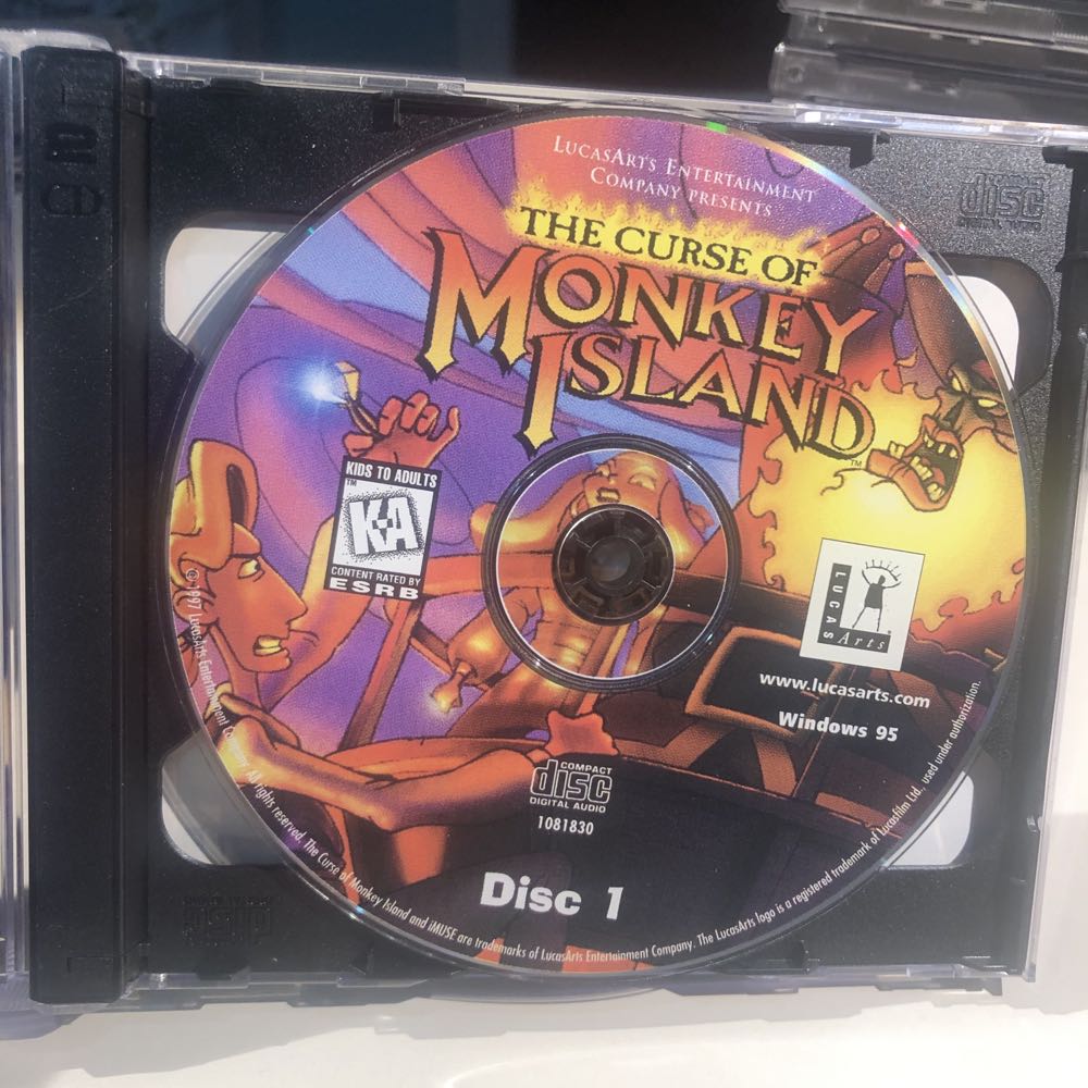 The Curse of Monkey Island - CD Projekt GOG video game collectible [Barcode 0023272003845] - Main Image 3