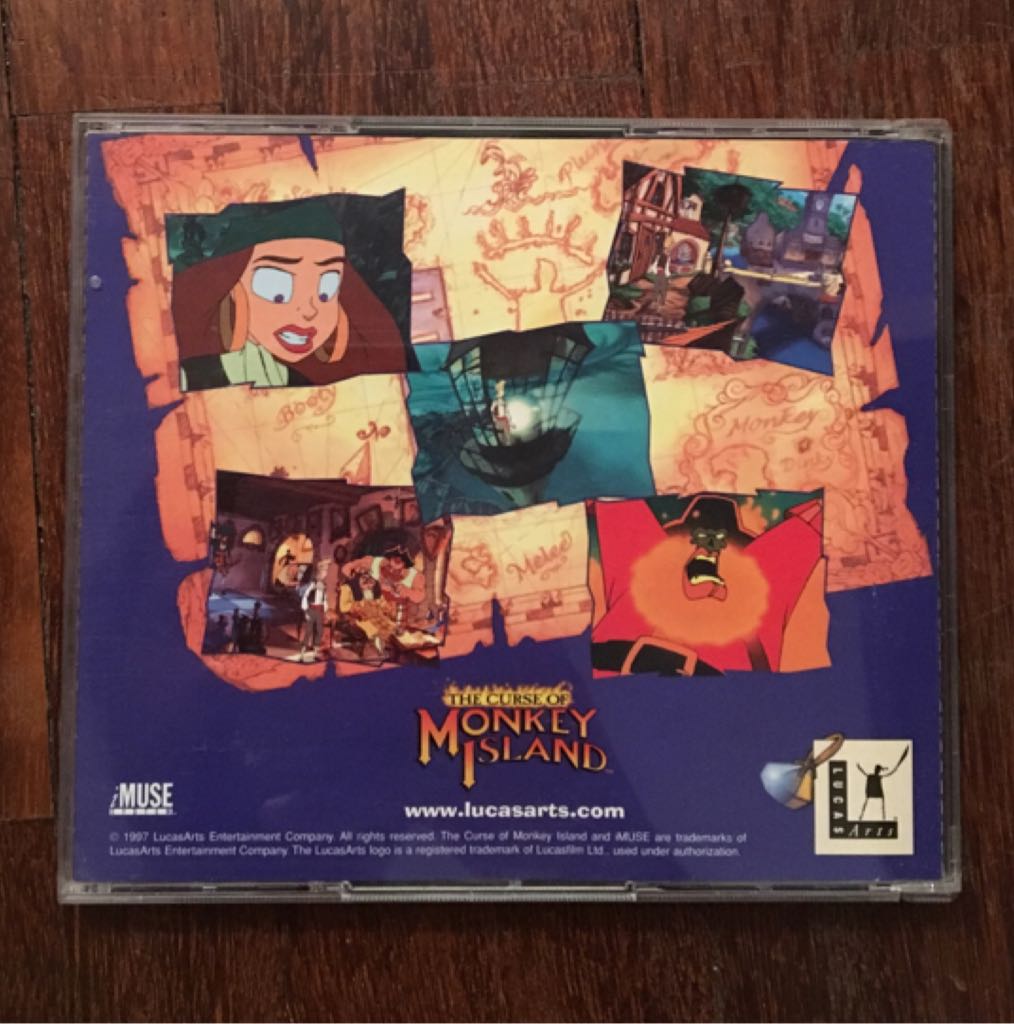 The Curse of Monkey Island - PC (Lucas Arts - 1) video game collectible [Barcode 4005209025102] - Main Image 2
