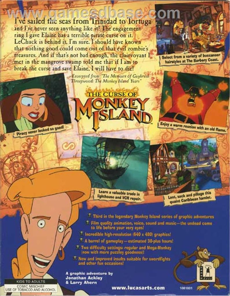 The Curse of Monkey Island - PC video game collectible - Main Image 2