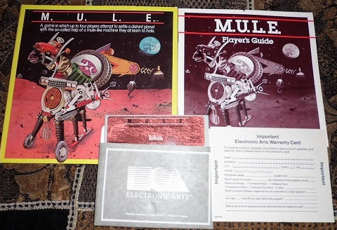 M.U.L.E. - Commodore 64 (EA Electronic Arts) video game collectible - Main Image 3