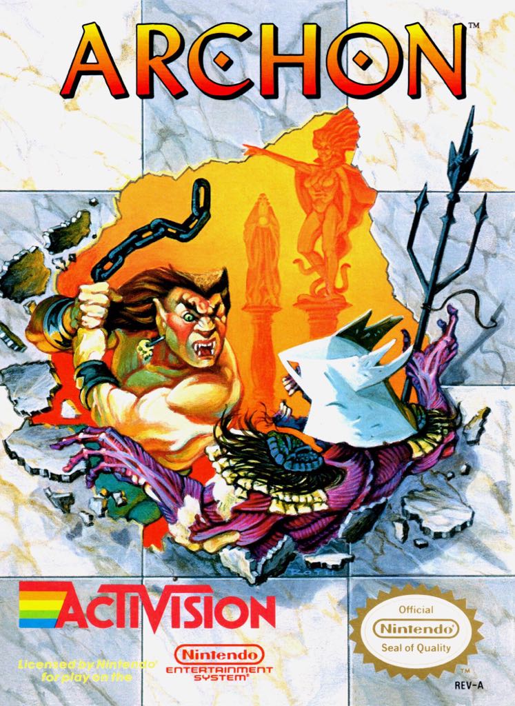 Archon - Nintendo Entertainment System (NES) video game collectible - Main Image 1